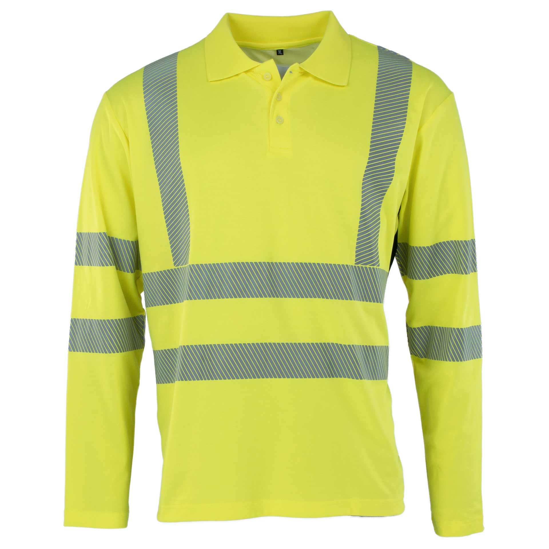Product afbeelding PREVENT® Premium High Visibility Polo met lange mouwen PTW-POLO-L