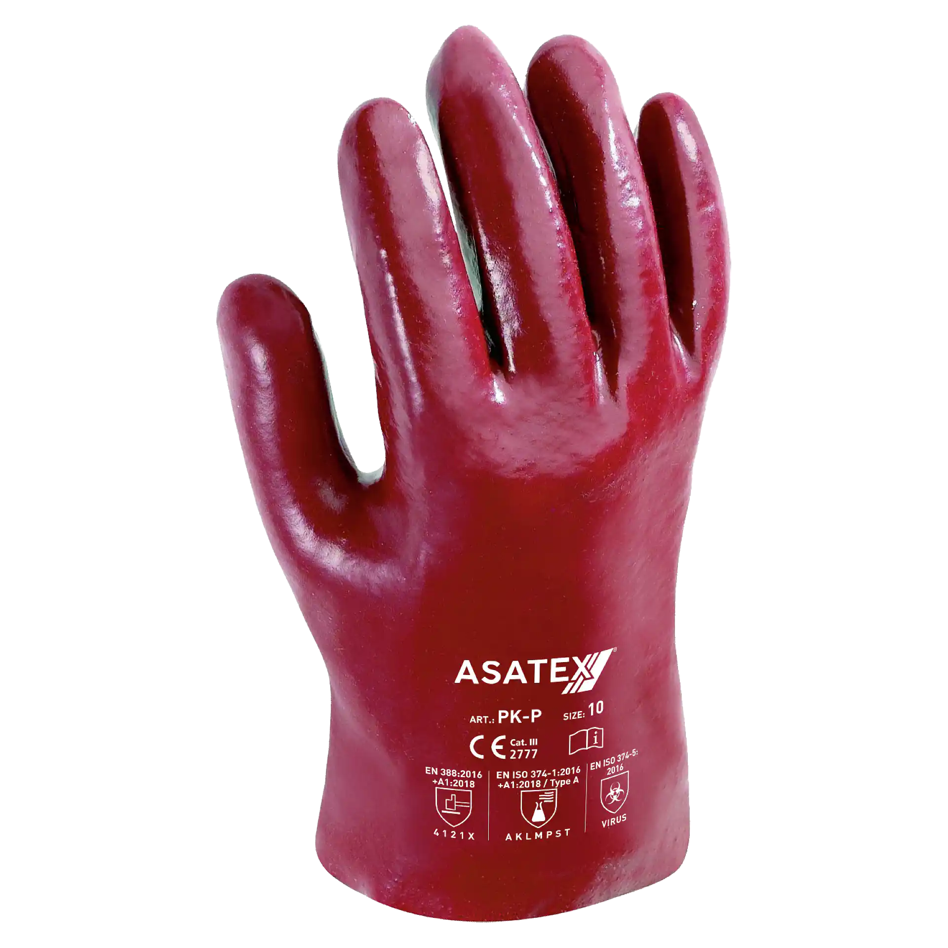Imagen de producto Guante protección química PVC longuitud 27 cm PK-P