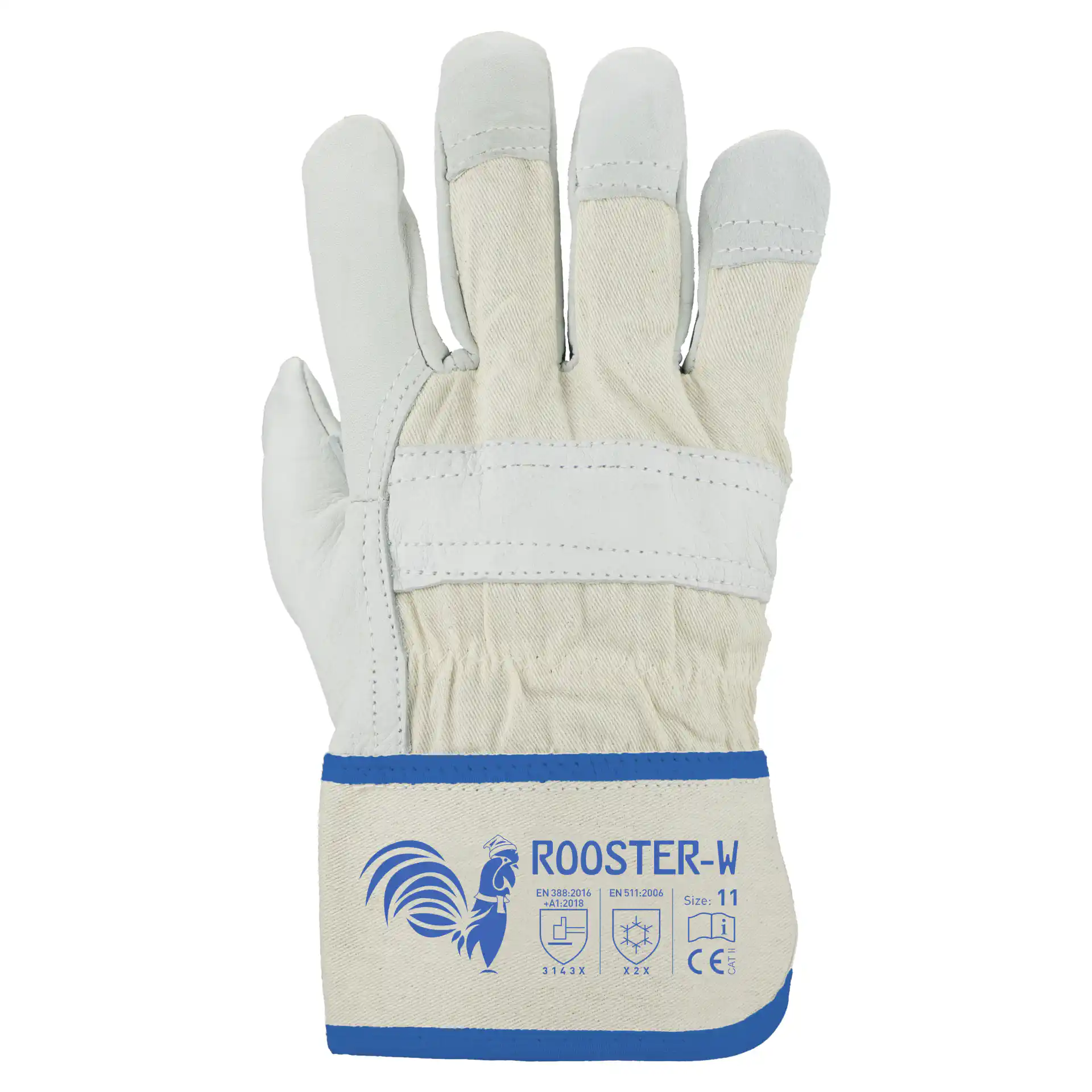 Product afbeelding Winterhandschoen volledig leer ROOSTER-W