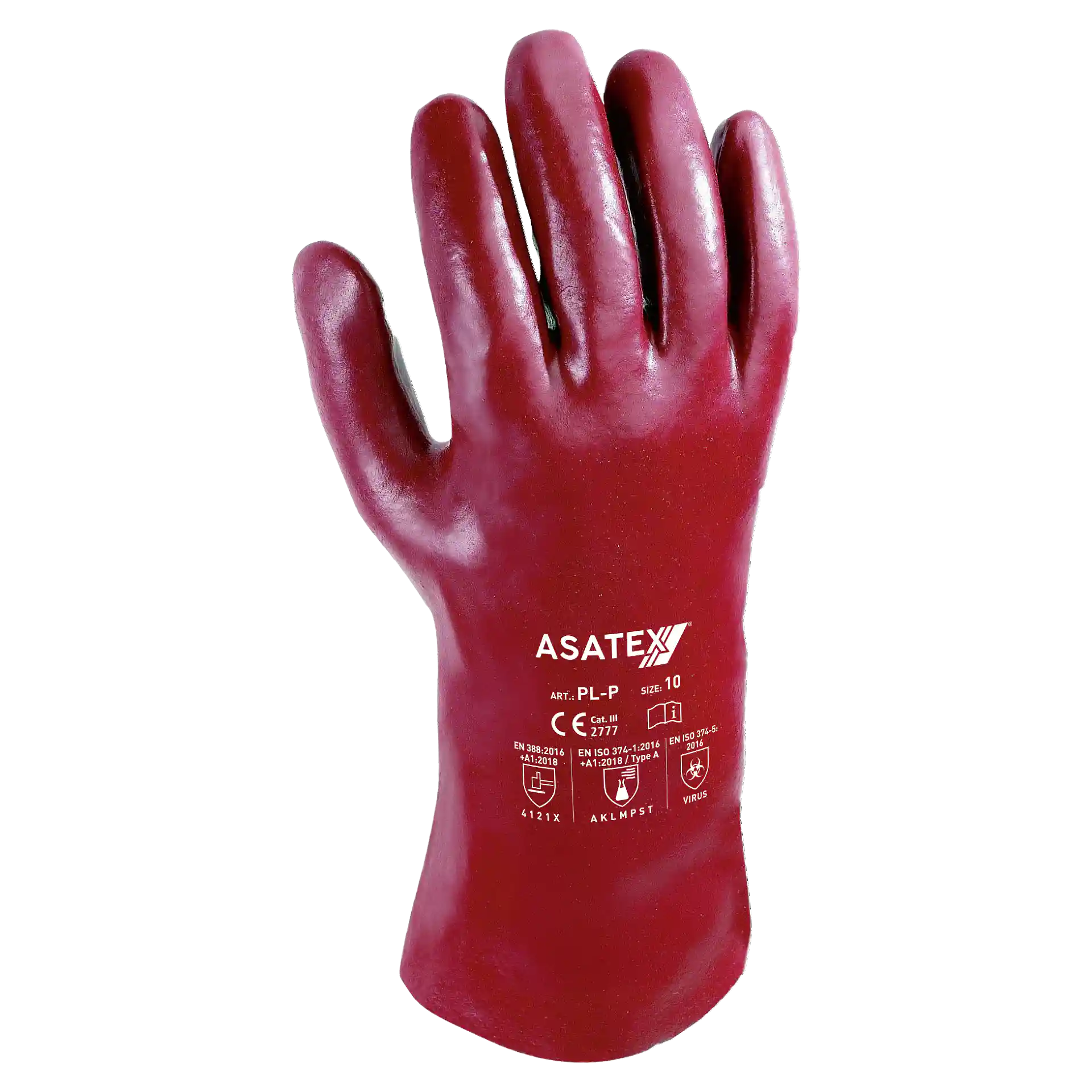 Imagen de producto Guante protección química PVC longuitud 35 cm PL-P