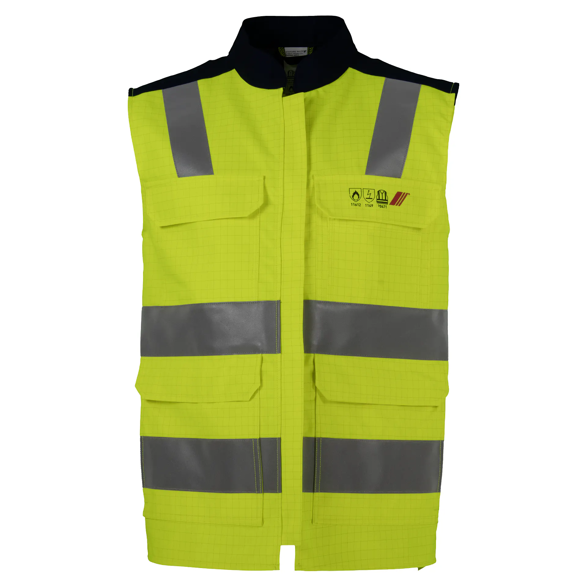 Multinorm high-visibility waistcoat HW-WESTE52